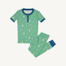 Load image into Gallery viewer, Sutton's Short Sleeve Set - Clubhouse Couture w/ Wood Boat Blue
