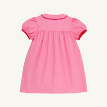 Load image into Gallery viewer, Tabitha's Teacher's Pet Dress - Hamptons Hot Pink w/ Richmond Red - Bows
