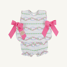 Load image into Gallery viewer, Talbott Tie Side - Garrison Garlands w/ Winter Park Pink
