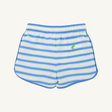 Load image into Gallery viewer, Tanner Trunks - Seabrook Stripe w/ Sunrise Blvd Blue &amp; Grafton Green
