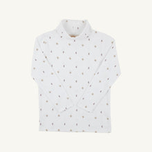 Load image into Gallery viewer, Tatum's Turtleneck Shirt - Lovely Little Leaves
