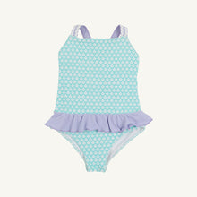 Load image into Gallery viewer, Taylor Bay Bathing Suit - Dunmore Doo-Dad w/ Lauderdale Lavender
