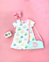 Load image into Gallery viewer, Polly Play Dress - You Had Me At Hello w/ Pier Party Pink - Heavy Knit
