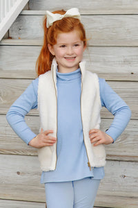 Van Camp Vest - Palmetto Pearl w/ Gold - Sherpa