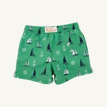 Load image into Gallery viewer, Tortola Swim Trunks - Yacht to Join Us in Kiawah Kelly Green
