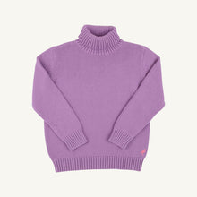 Load image into Gallery viewer, Townsend Turtleneck Sweater - Valley High Violet w/ Winter Park Pink
