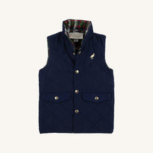 Load image into Gallery viewer, Vaughn Vest - Nantucket Navy w/ Grant Park Plaid
