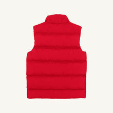 Load image into Gallery viewer, Vaughn Vest - Richmond Red w/ Nantucket Navy Stripe
