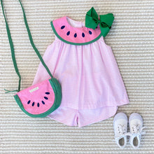 Load image into Gallery viewer, Save Your Pennies Purse - Watermelon - Hamptons Hot Pink w/ Kiawah Kelly Green
