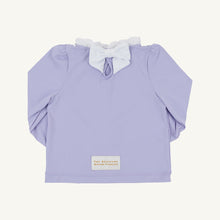 Load image into Gallery viewer, Winnie's Wave Spotter Swim Shirt - Lauderdale Lavender w/ Worth Ave White - Keyhole - UPF
