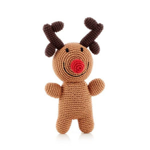 Knit Rudolph Rattle
