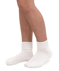Jefferies Classic Cuff Socks - White