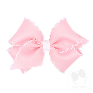 Wee Ones Small Moonstitch Bow - Multiple Color Options