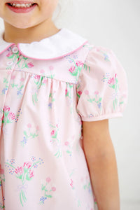 Tabitha's Teacher's Pet Dress - Oak Bluffs Bouquet - Short Sleeve