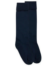 Load image into Gallery viewer, Jefferies Classic Knee Socks - White or Navy - Nylon
