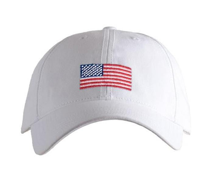Baseball Hats by Harding Lane - American Flag - Pink or Blue