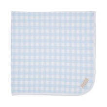Load image into Gallery viewer, Baby Buggy Blanket - Buckhead Blue Gingham
