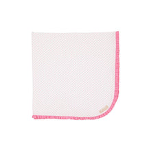 Load image into Gallery viewer, Baby Buggy Blanket - Hamptons Hot Pink Microdot
