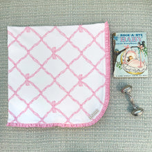 Load image into Gallery viewer, Baby Buggy Blanket - Belle Meade Bow - Pier Party Pink
