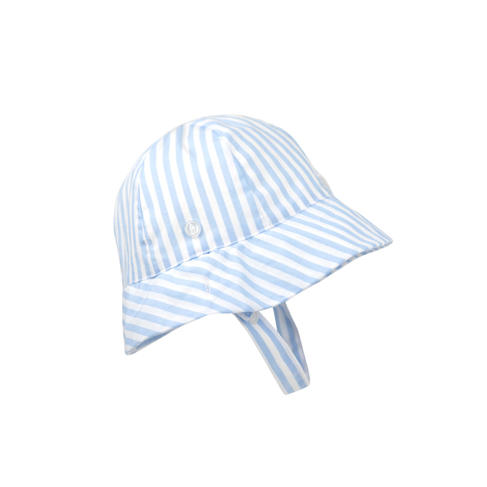 Beaufort Bucket Hat - Beale Street Blue Stripe - Broadcloth