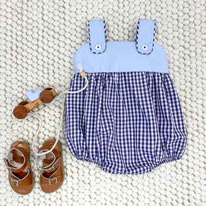 Bingham Bubble - Beale Street Blue w/ Nantucket Navy Gingham