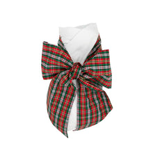 Load image into Gallery viewer, Bow Swaddle - Holiday Plaids - Multiple Options
