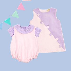 Brooksy Bubble Set - Palm Beach Pink w/ Lauderdale Lavender - Corduroy