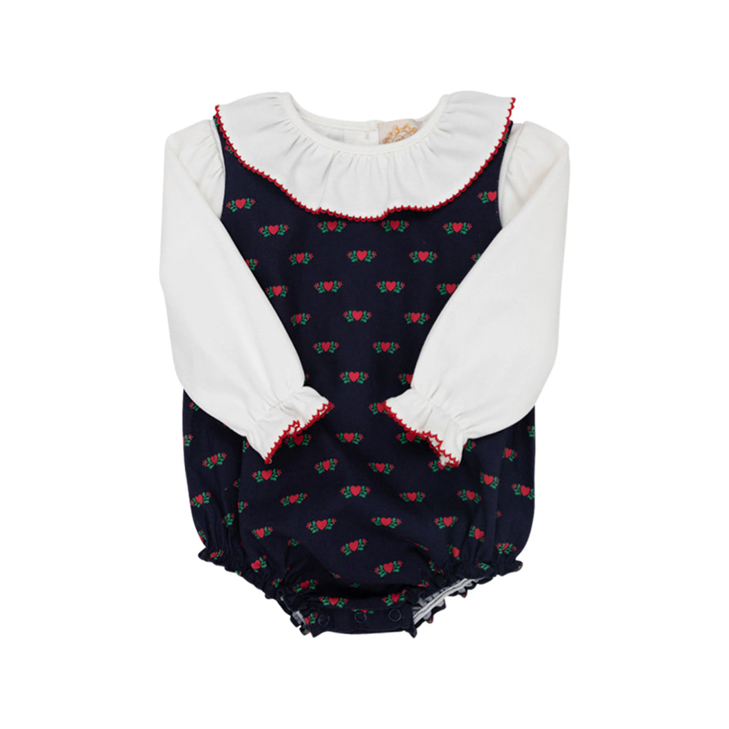 Brooksy Bubble Set - A Kind Heart w/ Worth Ave White - Long Sleeve