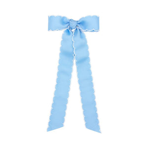 Wee Ones Mini Moonstitch Bow w/ Tails - Various Colors