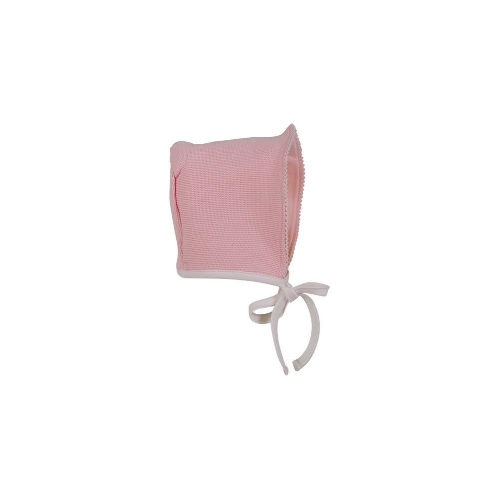 Bundle Me Bonnet - Palm Beach Pink w/ Worth Ave White