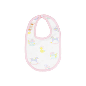 Burp Me Bib - Something for Baby - Palm Beach Pink