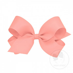 Wee Ones Mini King Grosgrain Bow - Multiple Color Options