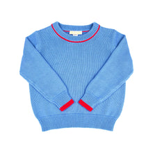 Load image into Gallery viewer, Calum Crewneck - Park City Periwinkle w/ Richmond Red
