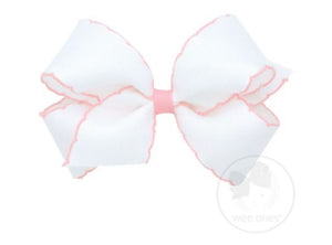 Wee Ones Medium Moonstitch Bow - Multiple Color Options