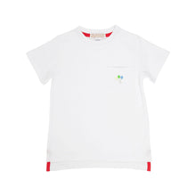 Load image into Gallery viewer, Carter Crewneck - Worth Avenue White w/ Balloon Embroidery
