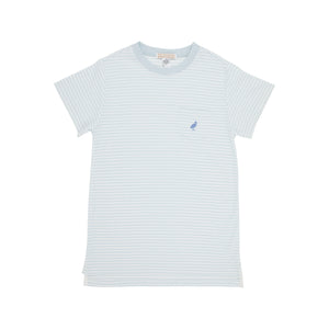 Carter Crewneck - Buckhead Blue Stripe w/ Park City Periwinkle