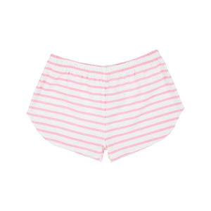 Cheryl Shorts - Hamptons Hot Pink Stripe