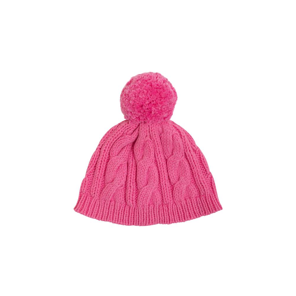 Collins Cable Knit Hat - Navy, Hot Pink, Pearl, Buckhead Blue