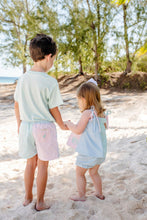Load image into Gallery viewer, Shelton Shorts - Colorblock - Buckhead Blue, Sea Island Seafoam, Palm Beach Pink
