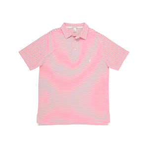 Croquet Party Polo - Hamptons Hot Pink Stripe - Men's