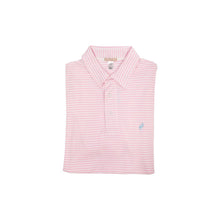 Load image into Gallery viewer, Croquet Party Polo - Palm Beach Pink Stripe - Men&#39;s
