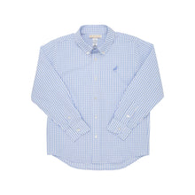 Load image into Gallery viewer, Dean&#39;s List Dress Shirt - Park City Periwinkle Windowpane
