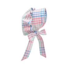 Load image into Gallery viewer, Dolly&#39;s Beaufort Bonnet - Spring Party Plaid w/ Palm Beach Pink
