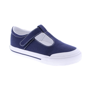 Footmates Drew Shoes - White, Pink, Navy, or Red - Canvas