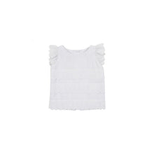 Load image into Gallery viewer, Ellie&#39;s Eyelet Top - Worth Avenue White
