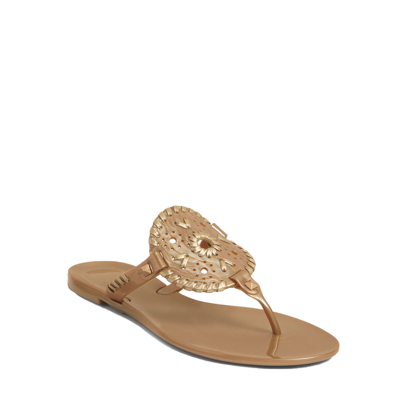 Jack rogers gold sandals shop