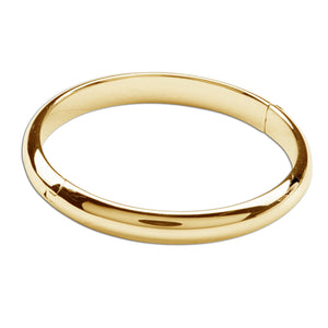 14K Gold Plated Bangle - Multiple Sizes