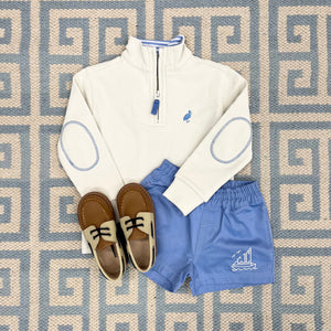Hayword Half-Zip - Saratoga Stone w/ Barbados Blue