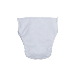 Dalton Diaper Cover - Broadcloth - White or Buckhead Blue