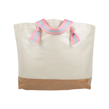 Load image into Gallery viewer, Isabelle Beach Bag - Keeneland Khaki Colorblock
